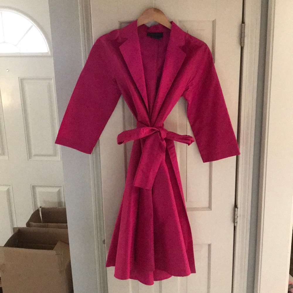 Hot pink coat/dress cover
